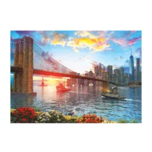 پازل 1000 تکه آرت پازل مدل Sunset On New York كد 5185 مناسب نوجوان و بزرگسال
