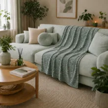 پتو مسافرتی 1 نفره مدل هاپی سایز 200x160 سانتی‌متر
