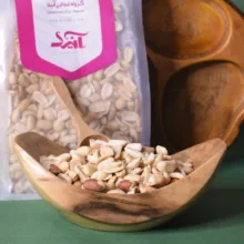 بادام زمینی بدون پوست بو داده آنید - 500 گرم