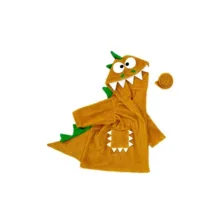حوله پالتویی کودک مدل داینو سایز 85x100 سانتیمتر