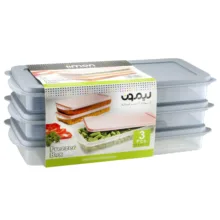 ظرف نگهدارنده لیمون مدل فریزری FL-3 بسته سه عددی