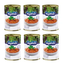 کنسرو خاویار بادمجان شامینه – 350 گرم بسته 6 عددی