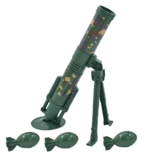 اسباب بازی جنگی ناب سل مدل خمپاره انداز  MORTAR LAUNCH مجموعه 4 عددی