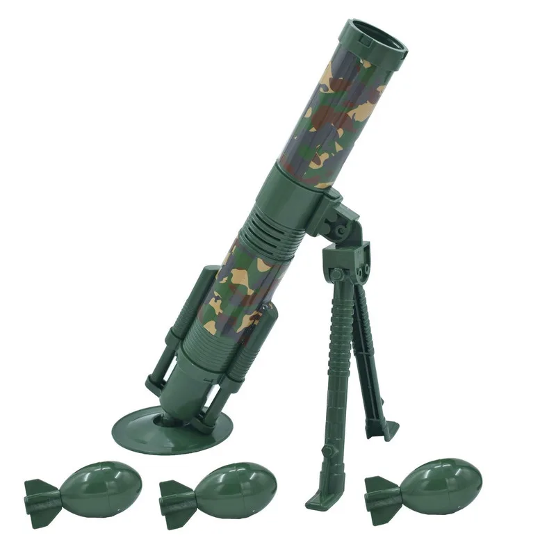 اسباب بازی جنگی ناب سل مدل خمپاره انداز  MORTAR LAUNCH مجموعه 4 عددی