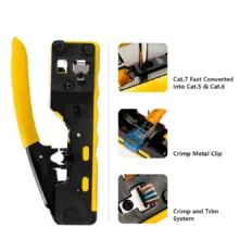 آچار سوکت زن شبکه مدل OPEN END CAT-7