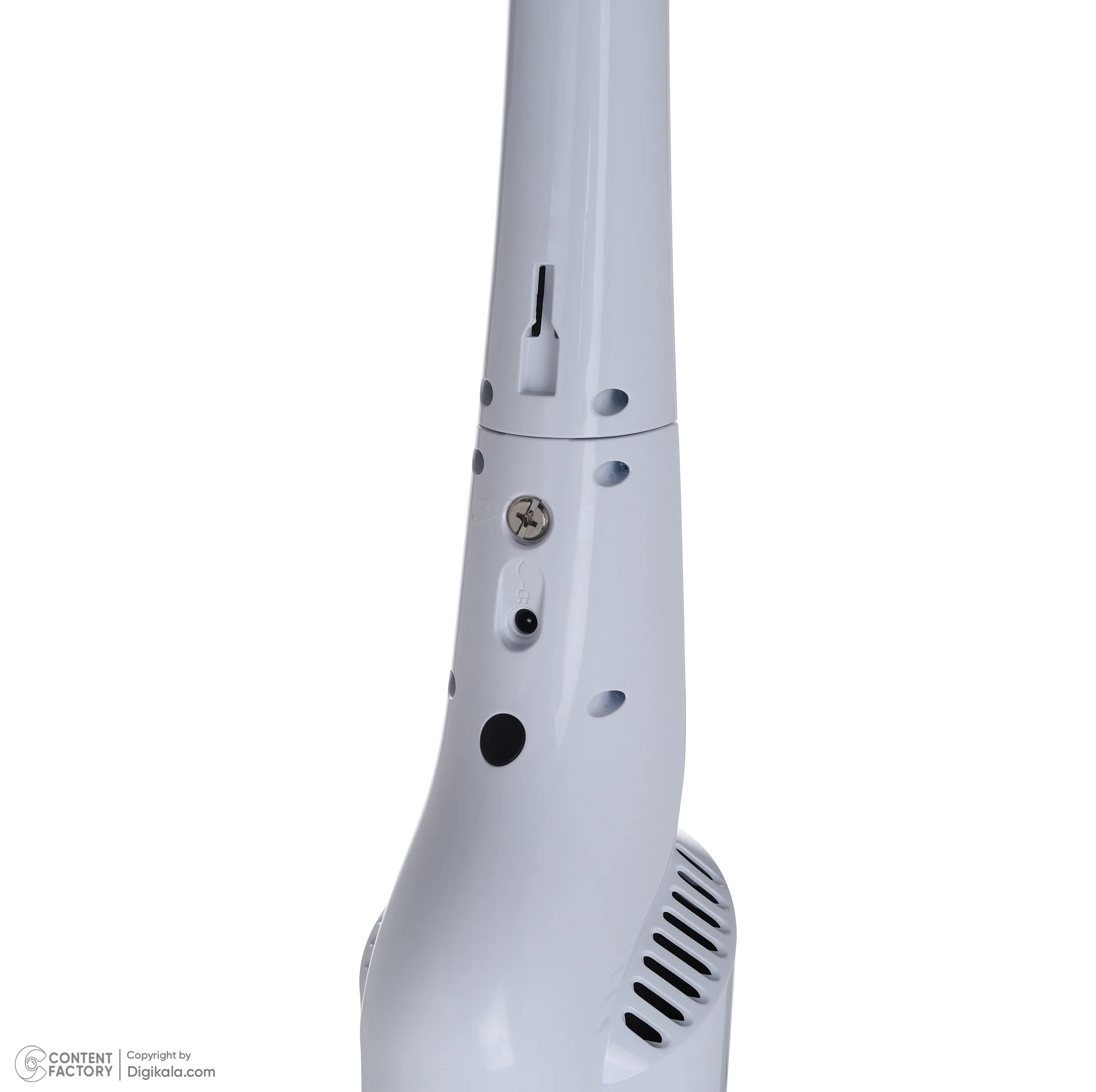جارو شارژی عصایی ایکس‌ویژن مدل SVC-2950 باتری لیتیوم‌یونی 2000 میلی‌آمپر، موتور 140 وات با توان مکش 8 کیلوپاسکال، فیلتر HEPA قابل شست‌وشو، تنظیم سرعت دو حالته و پایه شارژ دیواری