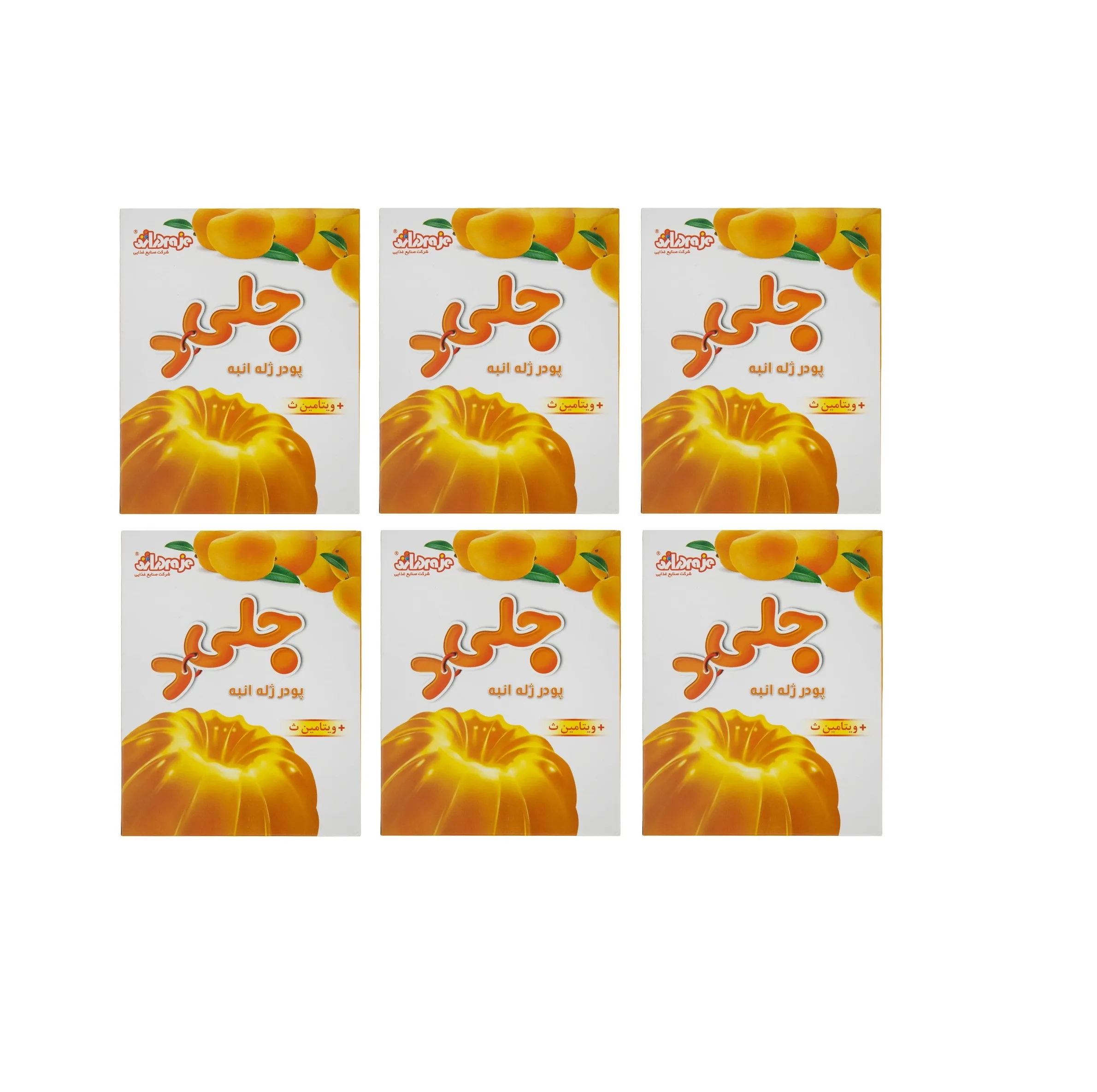 پودر ژله انبه جلید دراژه - 100 گرم بسته 6 عددی