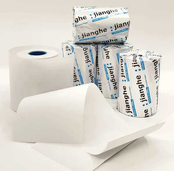 کاغذ پرینتر حرارتی 40 متری 79 جیانگ آرال سفید بسته بندی 60 عددی