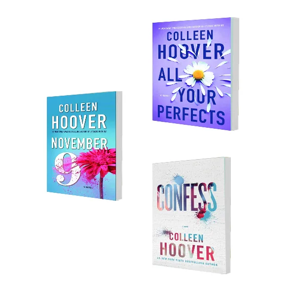 کتاب Confess و All Your Perfects و November 9 اثر Colleen Hoover انتشارات آینده کتاب 3 جلدی