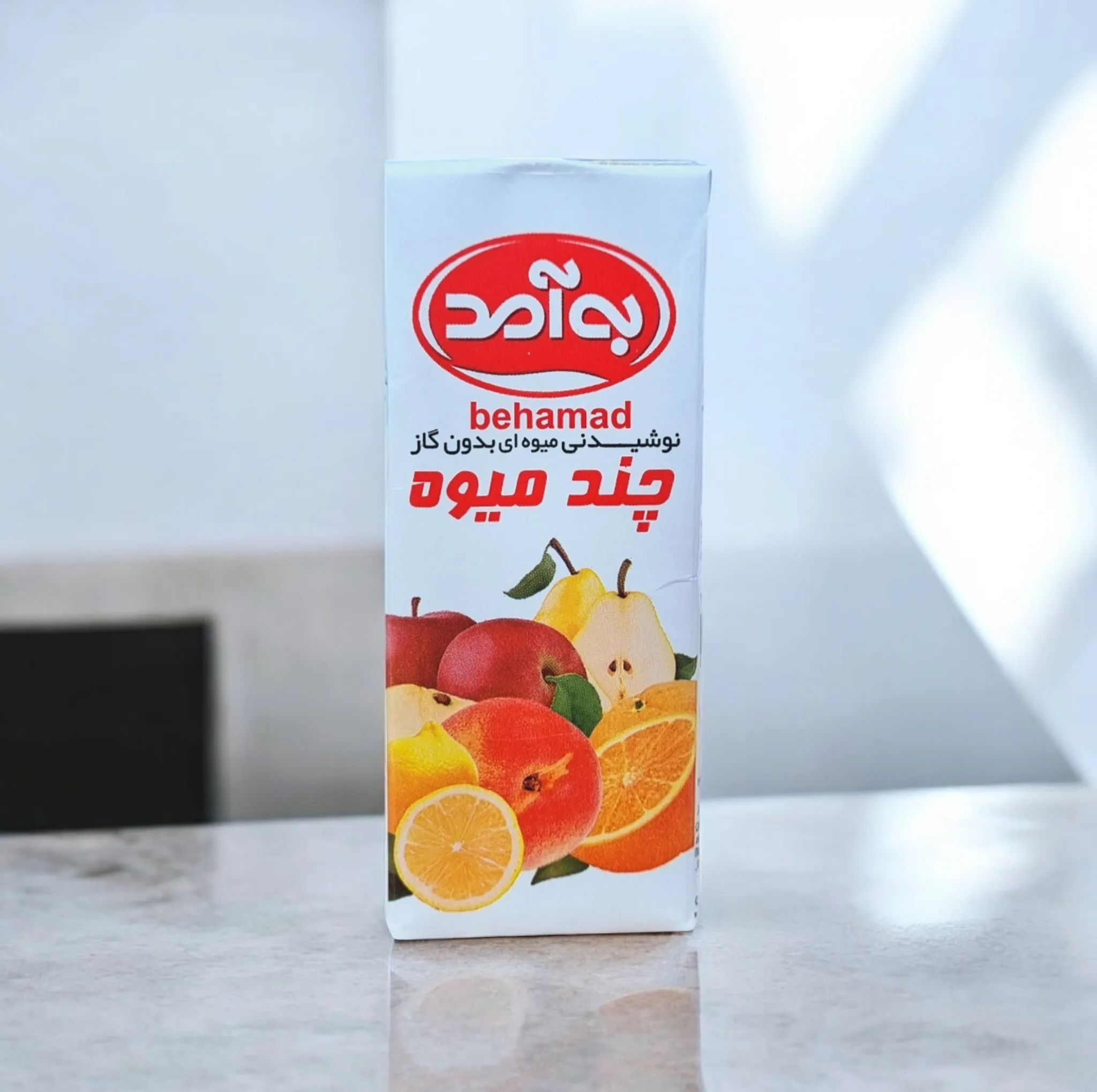 نوشیدنی چند میوه به آمد - 200 میلی لیتر بسته 36 عددی