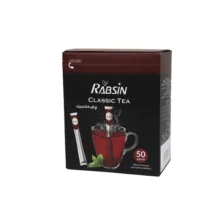 چای سیاه ساشه ای کلاسیک رابسین بسته 50 عددی