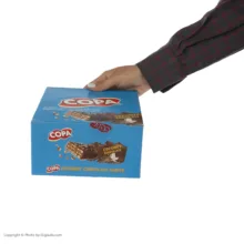 ویفر کاکائویی با طعم نارگیل کوپا - 40 گرم بسته 12 عددی