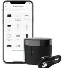 ریموت کنترل هوشمند برادلینک مدل RM4 mini به همراه سنسور دما و رطوبت