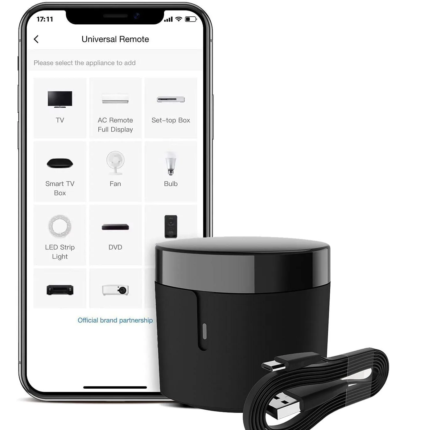 ریموت کنترل هوشمند برادلینک مدل RM4 mini به همراه سنسور دما و رطوبت