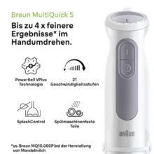 گوشت کوب برقی چندکاره 1000 وات براون مدل MQ 50236 M