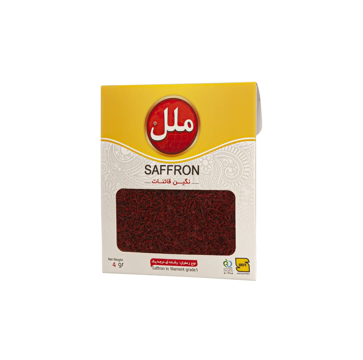 زعفران سرگل درجه یک ملل - 4 گرم