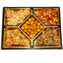 سوهان عسلی پنج مغز پذیرایی – 500 گرم