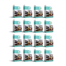 پودر کیک کاکائو جمع - 500 گرم بسته 16 عددی