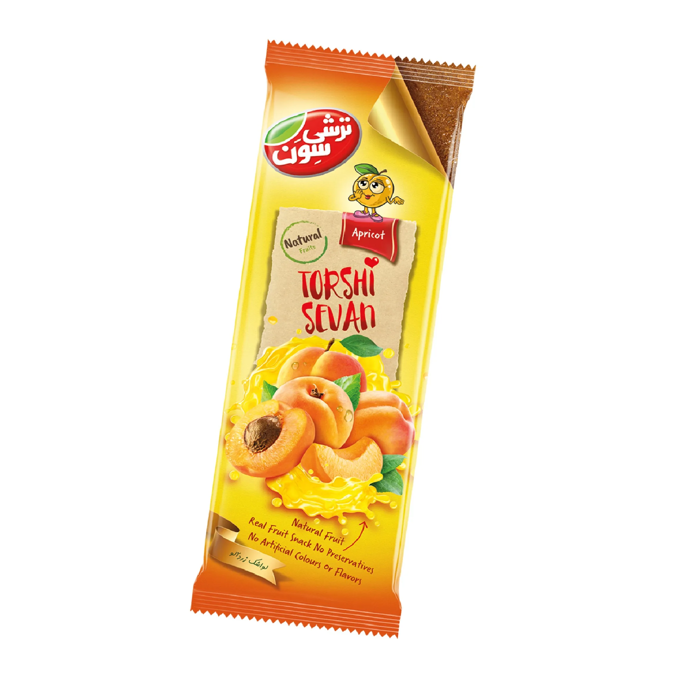 لواشک فامیلا زردآلو ترشی سون - 90 گرم بسته 10 عددی