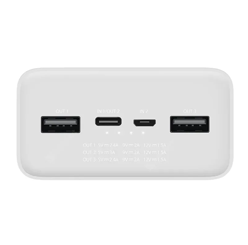 پاوربانک 18 وات شیائومی مدل Mi PB3018ZM ظرفیت 30000 میلی آمپر ساعت