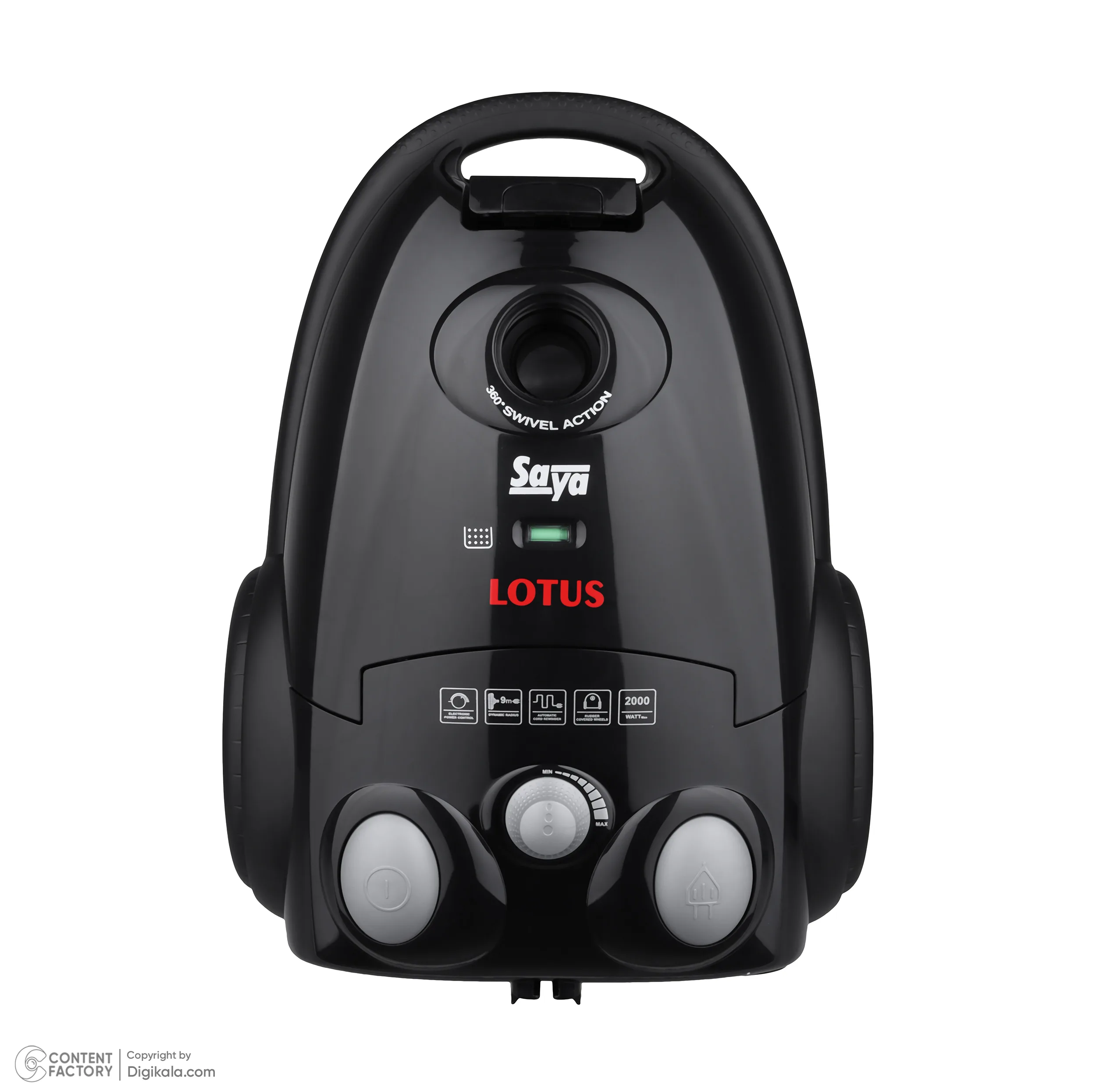 جاروبرقی 2000 وات سایا مدل Lotus-LVC