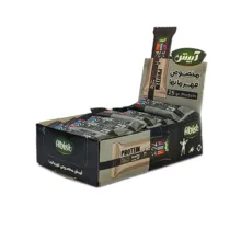 پروتئین بار 70 درصد آبیش – 40 گرم بسته 24 عددی