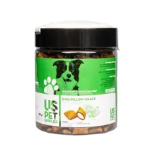 تشویقی مغزدار سگ یو اس پت مدل Dog Pillow Snack با طعم بوقلمون وزن 200 گرم