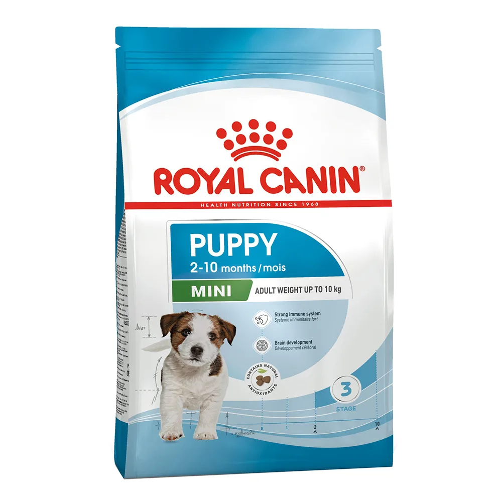 غذای خشک توله سگ نژاد کوچک رویال کنین مدل Mini Puppy وزن 2 کیلوگرم