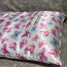 روبالش مدل satin سایز 50*70 سانتی متر همراه کش مو و چشم بند