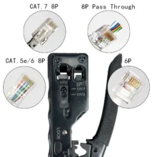 آچار سوکت زن شبکه مدل OPEN END-CAT7B