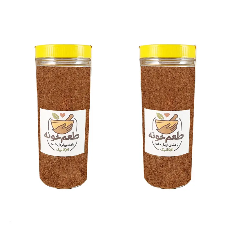خاکشیر ارگانیک طعم خونه - 1000 گرم بسته 2 عددی