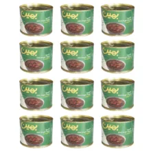 کنسرو قرمه سبزی با گوشت بهین – 450 گرم بسته 12 عددی