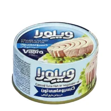 کنسرو ماهی تن در روغن مایع گیاهی ویلورا - 180 گرم - بسته 24 عددی