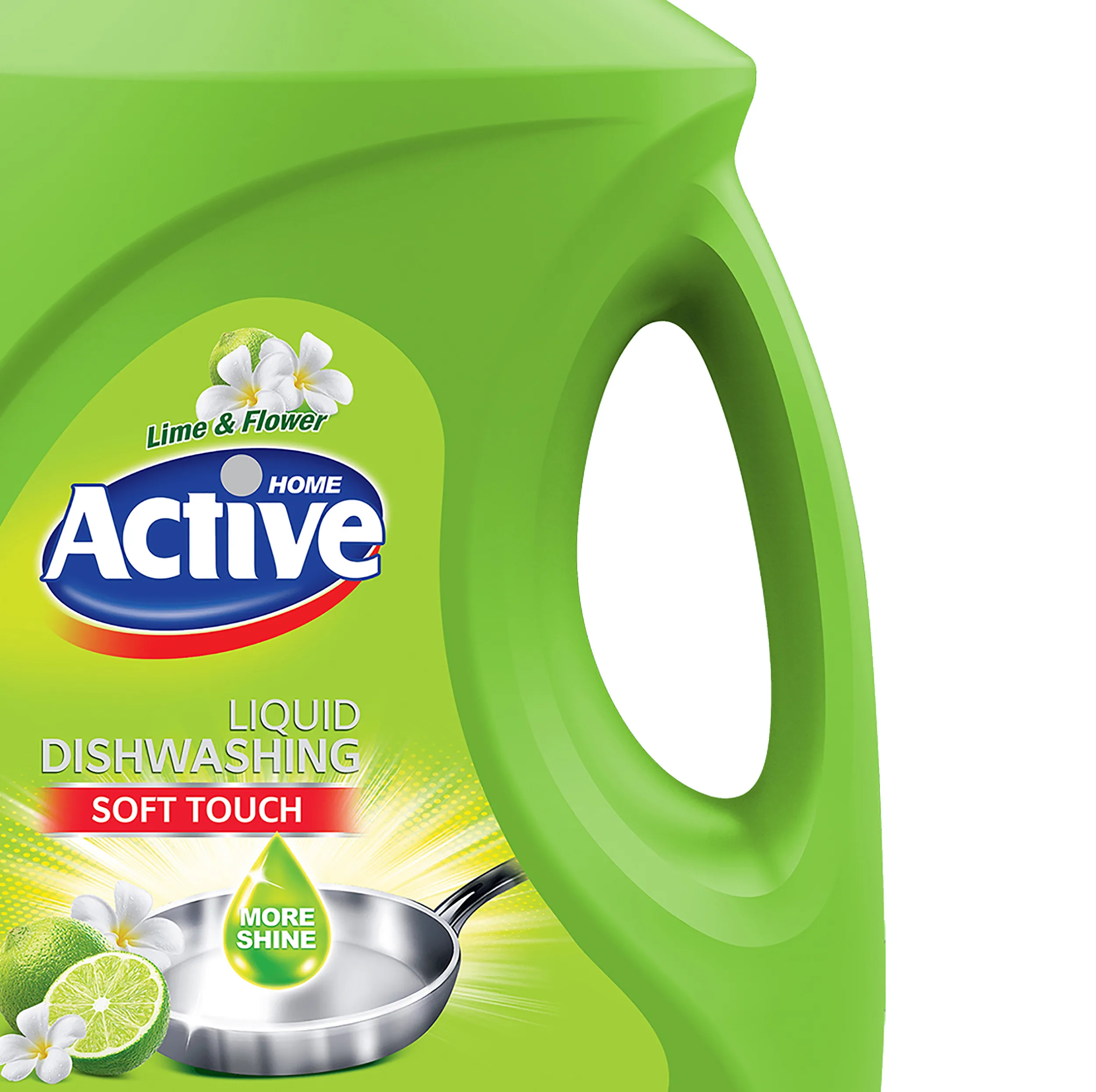 مایع ظرفشویی اکتیو مدل Lime and Flower وزن 3500 گرم