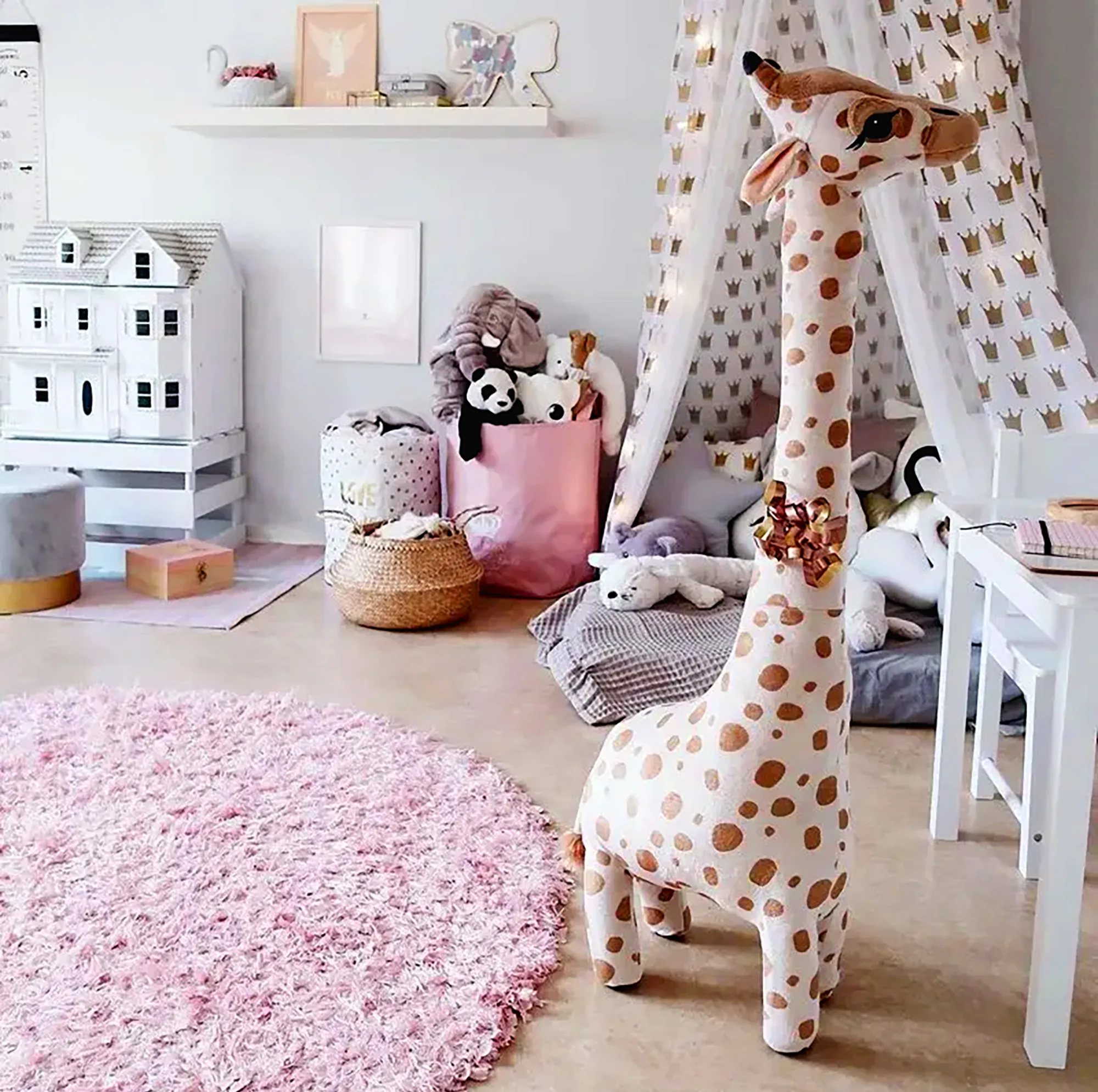 عروسک طرح زرافه کد NT140 ارتفاع 70 سانتیمتر