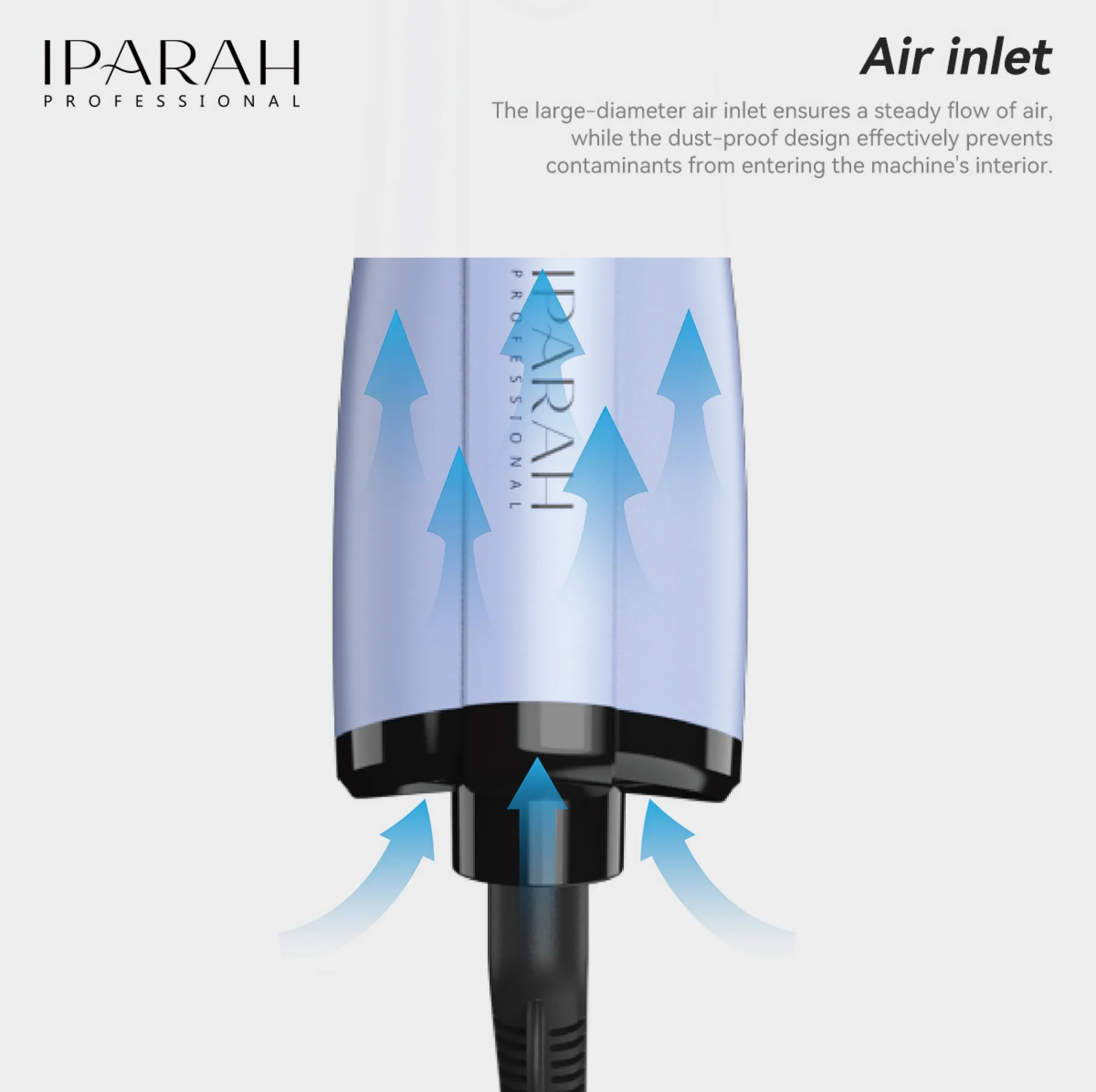 سشوار برس‌دار چرخشی 1200 وات ای پاراه مدل P-269 2in1