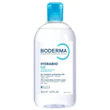 میسلار واتر بایودرما مدل Hydrabio H2O مناسب برای انواع پوست حجم 500 میلی‌لیتر