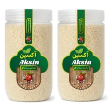 کنجد سفید ممتاز آکسین – 450 گرم بسته 2 عددی