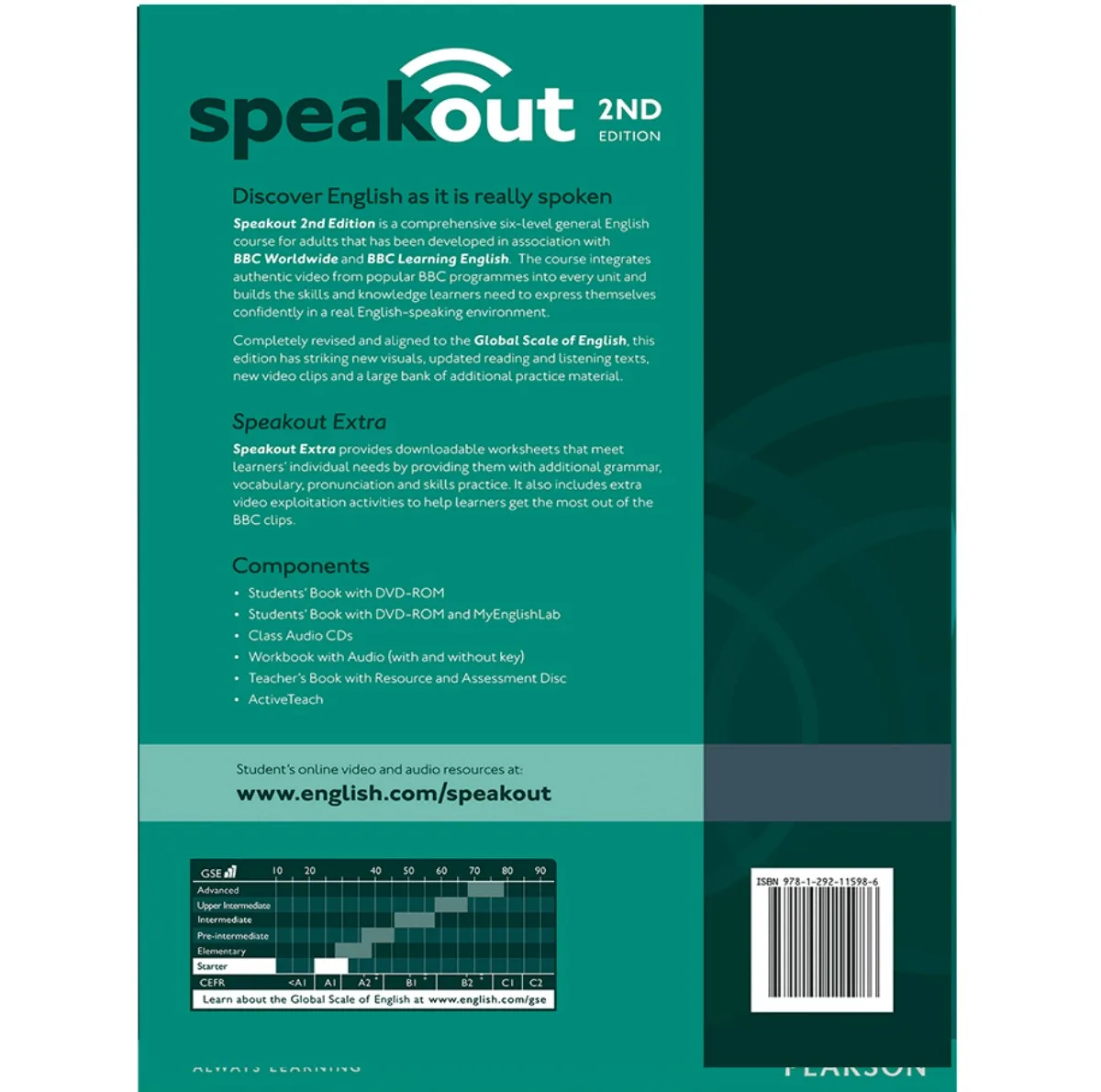 کتاب Speakout 2nd اثر Antonia Clare and J.J.Wilson انتشارات پرسون 6 جلدی