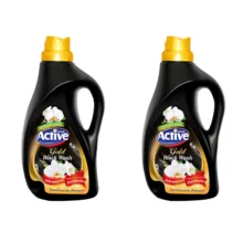 مایع لباسشویی مشکین شوی اکتیو مدل 01 وزن 2500 گرم بسته 2 عددی