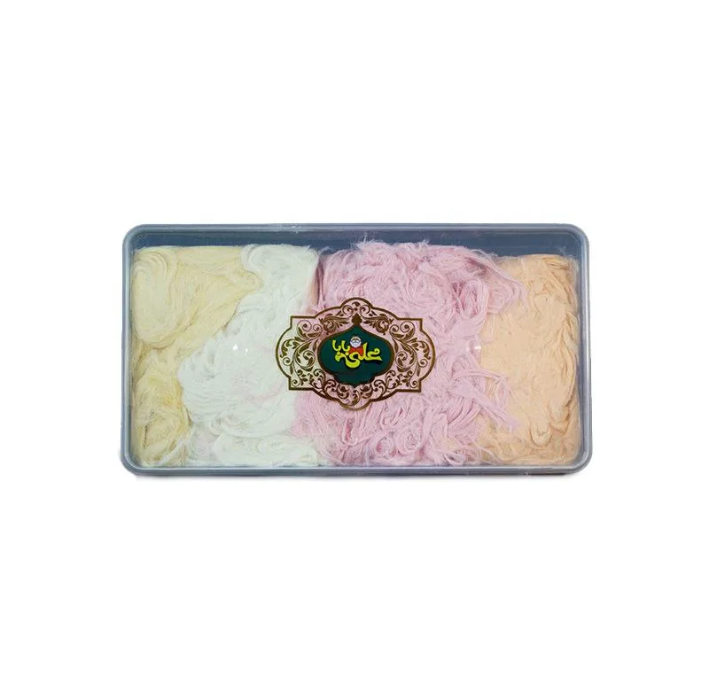 پشمک چهار طعم سنتی علی بابا بلداجی - 500 گرم مجموعه 2 عددی