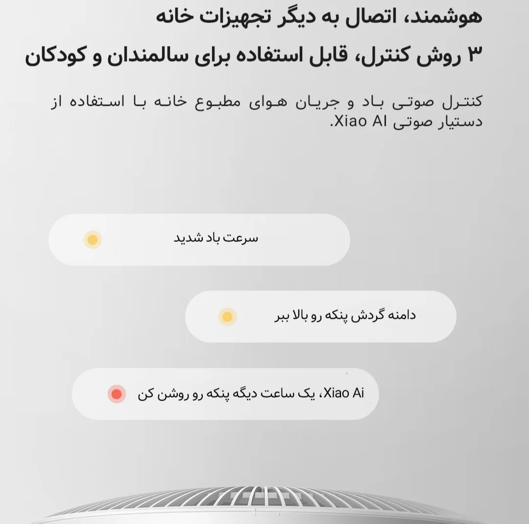 پنکه شیائومی مدل 1X