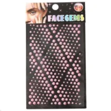 نگین صورت مدل مروارید چسبی کد 003 بسته 300 عددی