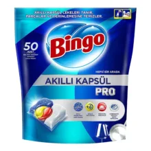 قرص ماشین ظرفشویی بینگو مدل Akıllı Kapsül Pro بسته 50 عددی