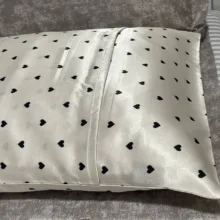 روبالشی مدل satin سایز 50*70 سانتی متر به همراه کش مو و چشم بند