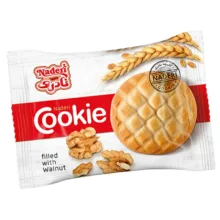 کلوچه صادراتی گردویی نادری – 65 گرم بسته 30 عددی