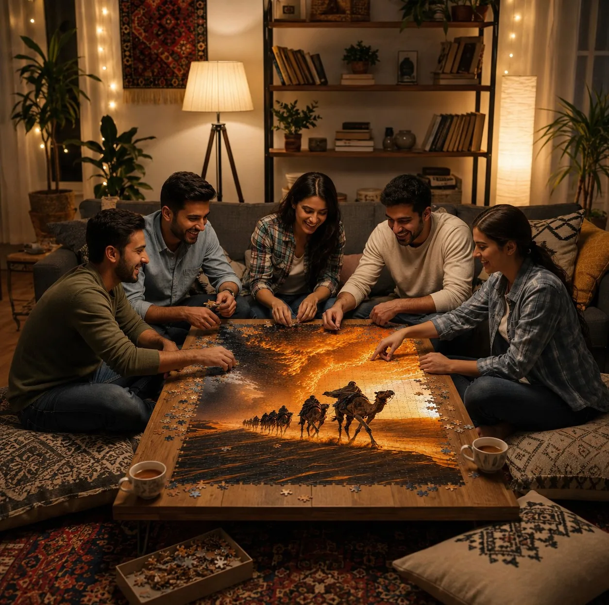 پازل ۵۰۰۰ تکه مدل کویر مناسب برای رده سنی بزرگسال