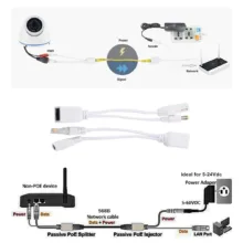 آداپتور POE مدل RJ45 بسته 8 عددی