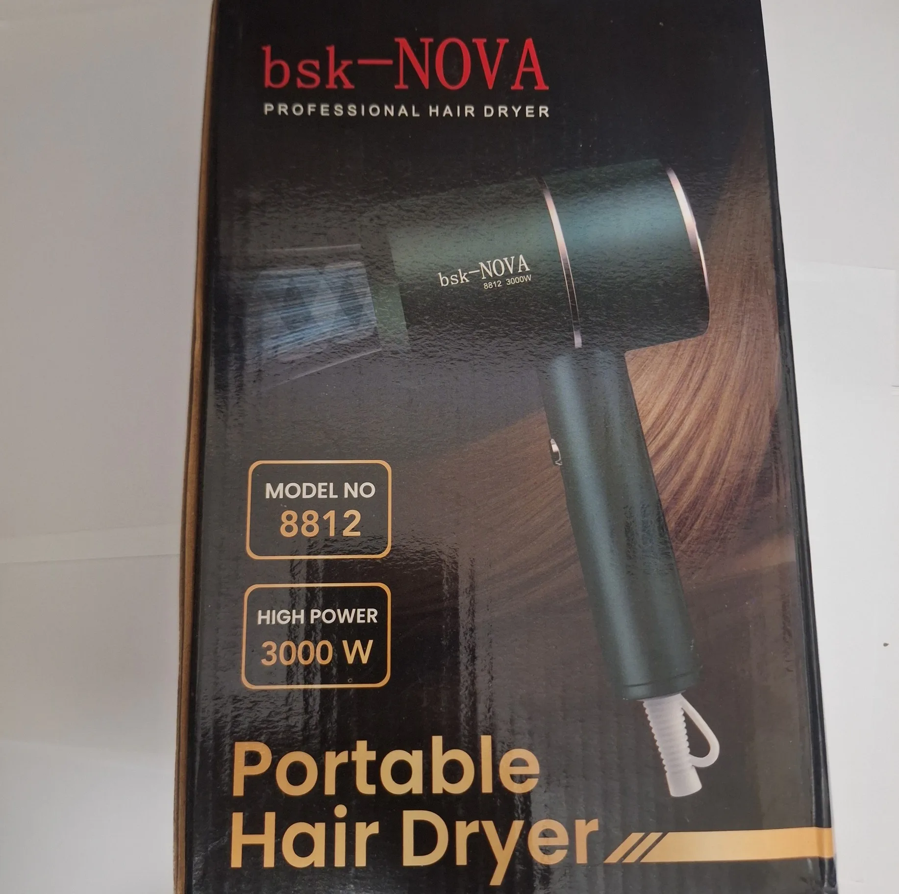 سشوار حرفه ای 3000 وات نوا مدل bsk8812