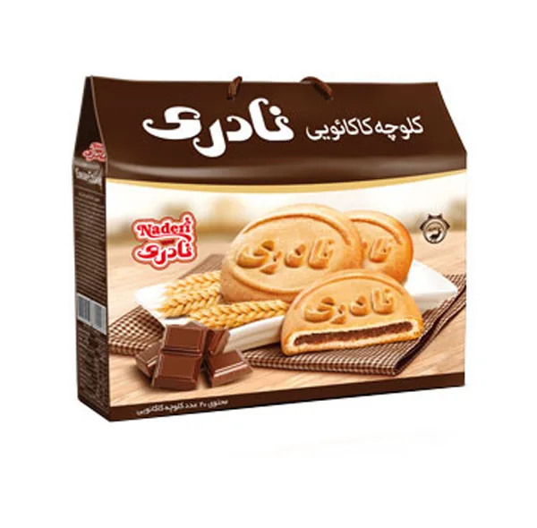 کلوچه کلاسیک کاکائو نادری - بسته 20 عددی